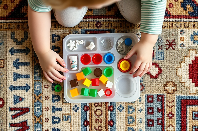 quick sensory play indoor rainy day ideas — Quick Sensory Play Indoor Rainy Day Ideas (the finished result)