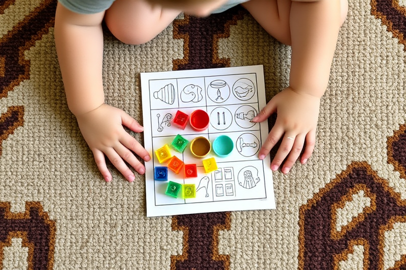 sensory play printables on a budget — Sensory Play Printables On A Budget (the finished result)