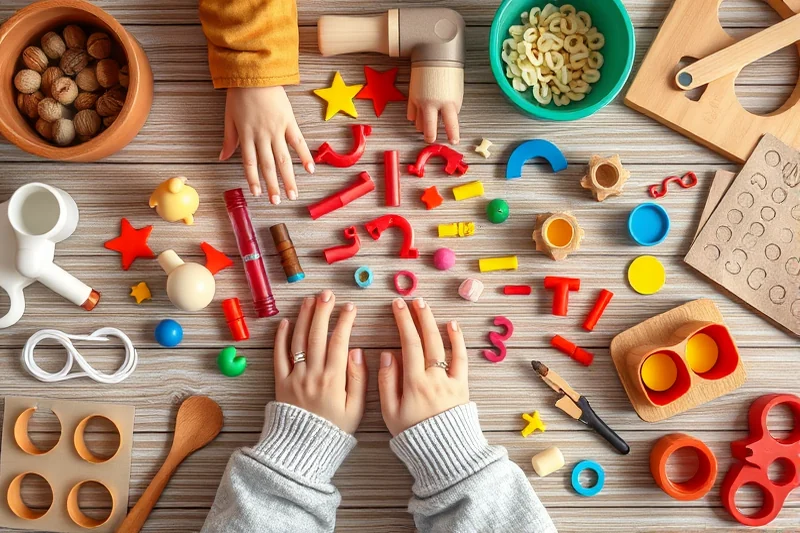 sensory play for kids step by step — Sensory Play For Kids Step By Step (the finished result)