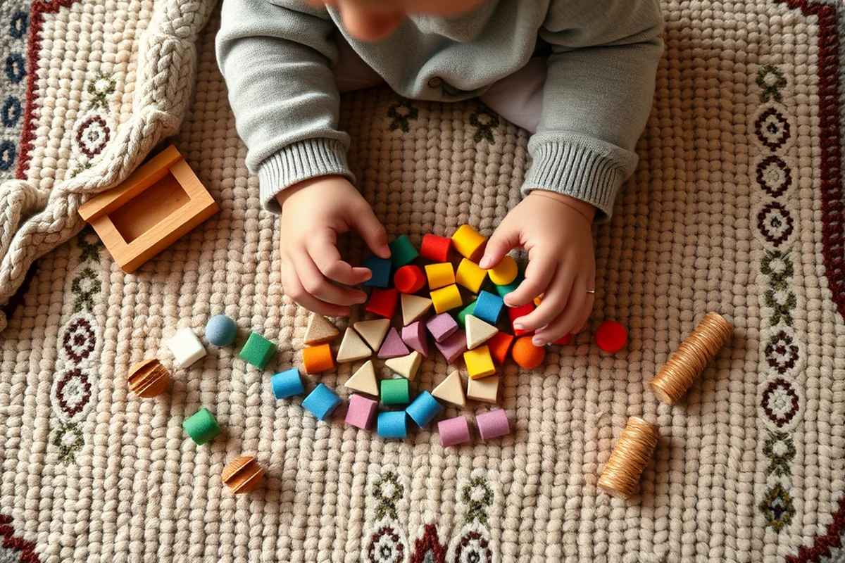 simple sensory play phases — Simple Sensory Play Phases (the finished result)
