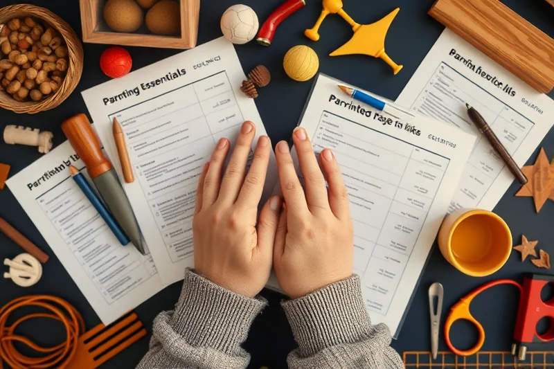 easy sensory play printables checklists — Easy Sensory Play Printables Checklists (the finished result)